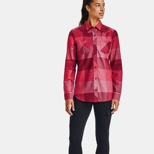Under Armour Women's UA Tradesman Flannel 2.0 top.